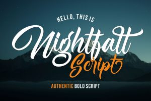Nightfall – Urban Bold Script