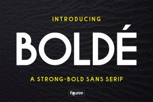 Bolde – Powerful Sans Serif