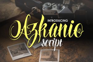 Azkanio – Charming Script Font