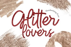 Glitter Lovers – Lovely Handwritten Font