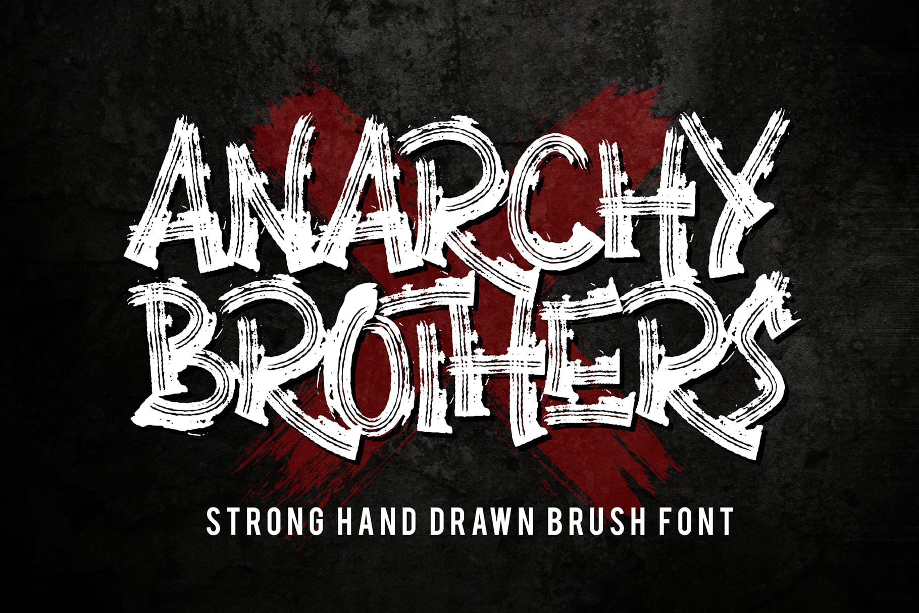 Anarchy Brothers - Strong Brush Font