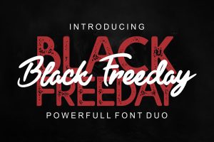Black Freeday – Powerful Font Duo