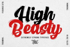High Beasty – Extreme Bold Script