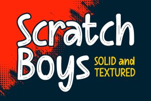 Scratch Boys – Unique Display Font