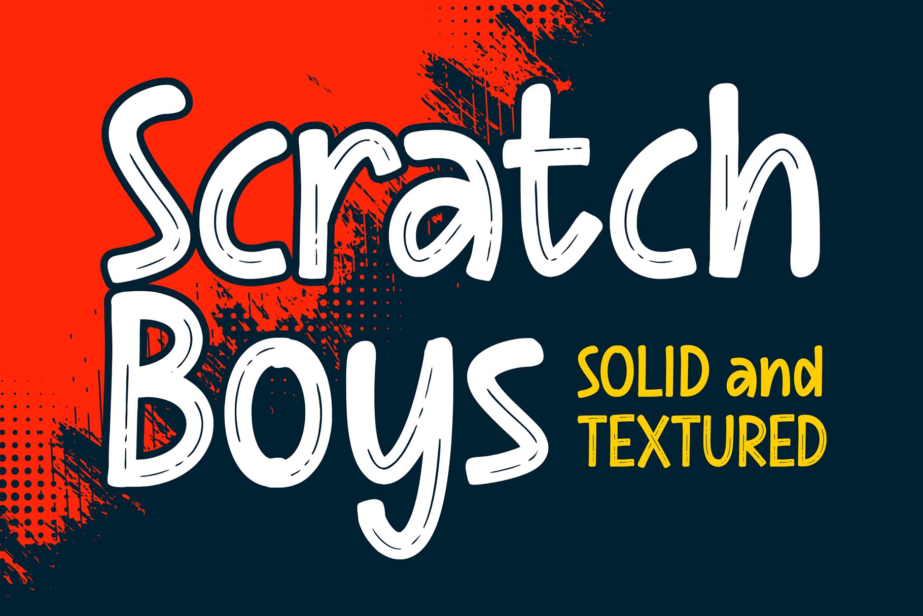 Scratch Boys - Unique Display Font