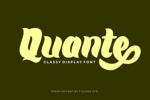 Quante – Classy Display Font