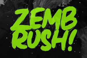 Zembrush - Powerful Brush Font