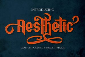 Aesthetic – Artistic Vintage Font