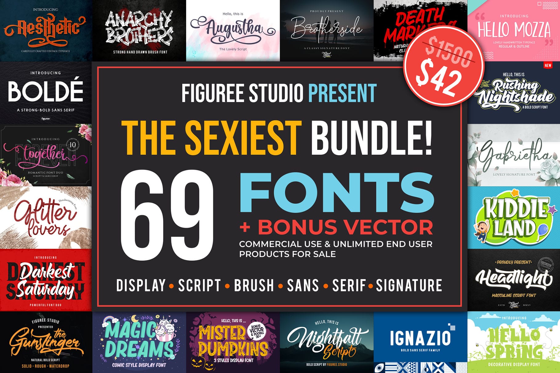 The Sexiest Font Bundle