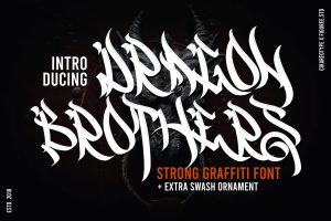 Dragon Brothers – Graffiti Font