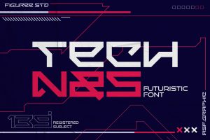 Technos – Futuristic Font