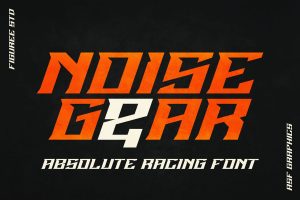 Noise Gear – Absolute Racing Font