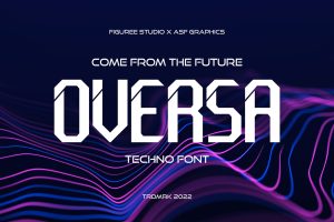 Oversa – Another Techo Font