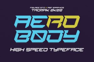 Aerobody – Highspeed Racing Font