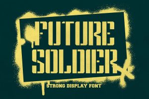 Future Soldier – Stencil Display Font