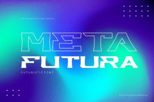 Meta Futura – Futuristic Display Font