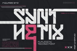 Synthetix – Futuristic Techno Font