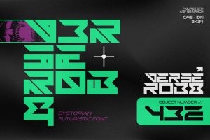 Verse Robo – Dystopian Futuristic Font