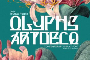Olyphs – Luxury Art Deco Font