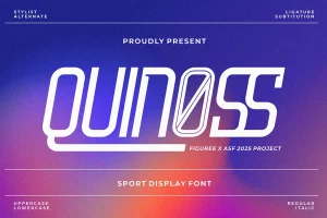 Quinoss – Modern Sport Font