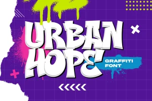 Urban Hope – Playful Graffiti Font