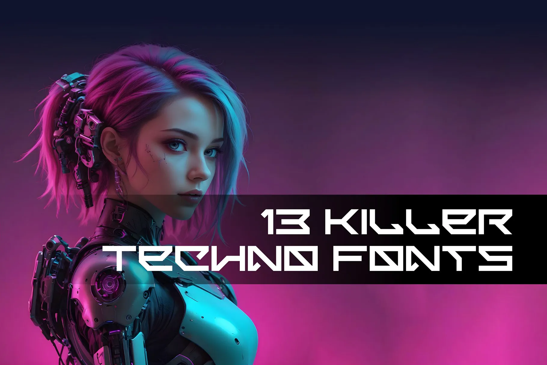 13 Killer Techno Font