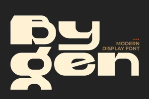 Bygen – Modern Display Font