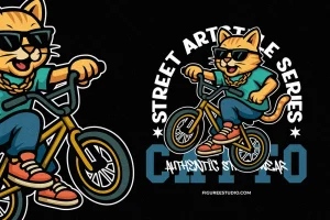 Catto – Street Graffiti Vector Illustration