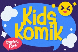 Kids Komik – Cartoon Display Font