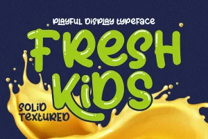 Fresh Kids – Playful Display Font