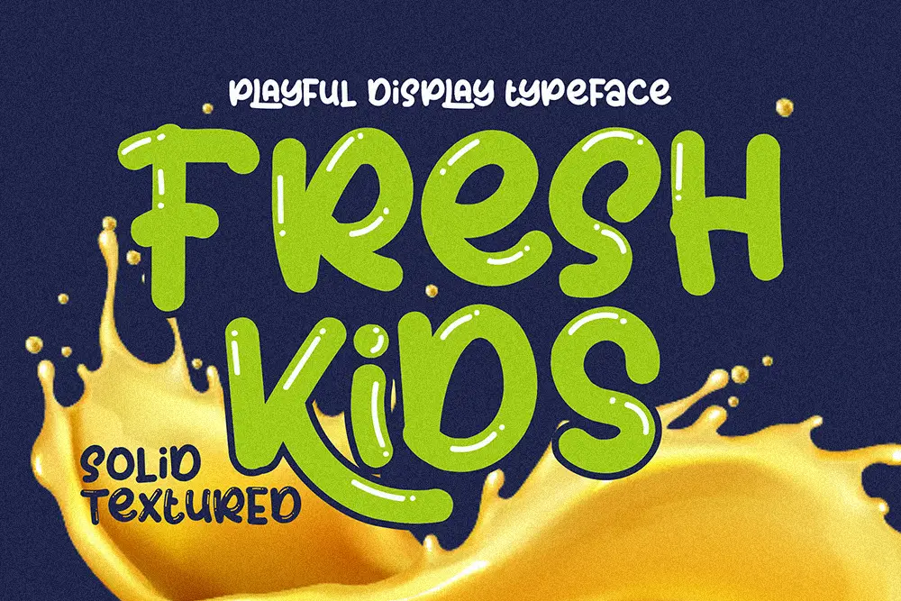 Fresh Kids – Playful Display Font