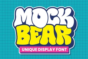 Mock Bear – Unique Display Font