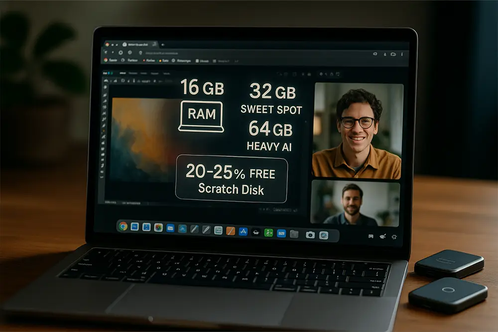 Best Laptop Tips for creatives in 2025 with RAM and scratch-disk strategy to boost speed and workflow efficiency