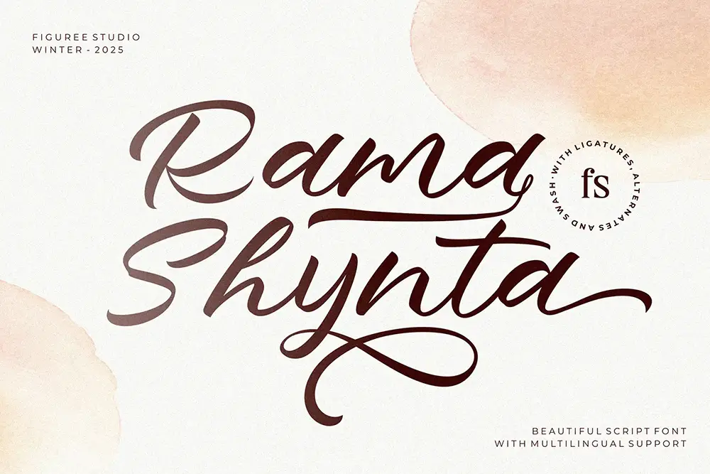 Ramashynta – Beautiful Script Font