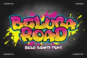 Beluga Road – Bold Graffiti Font