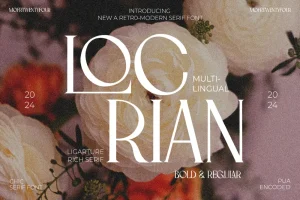 Locrian – Luxury Serif Font