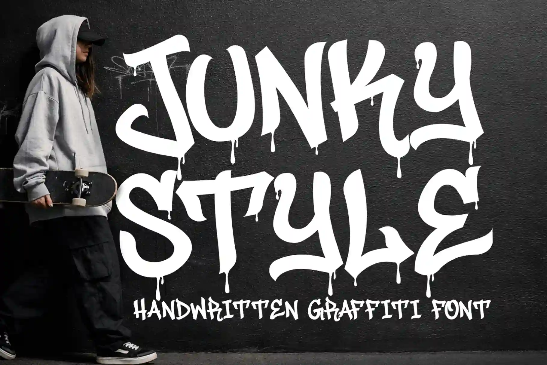 Junky Style – Handwritten Graffiti Font