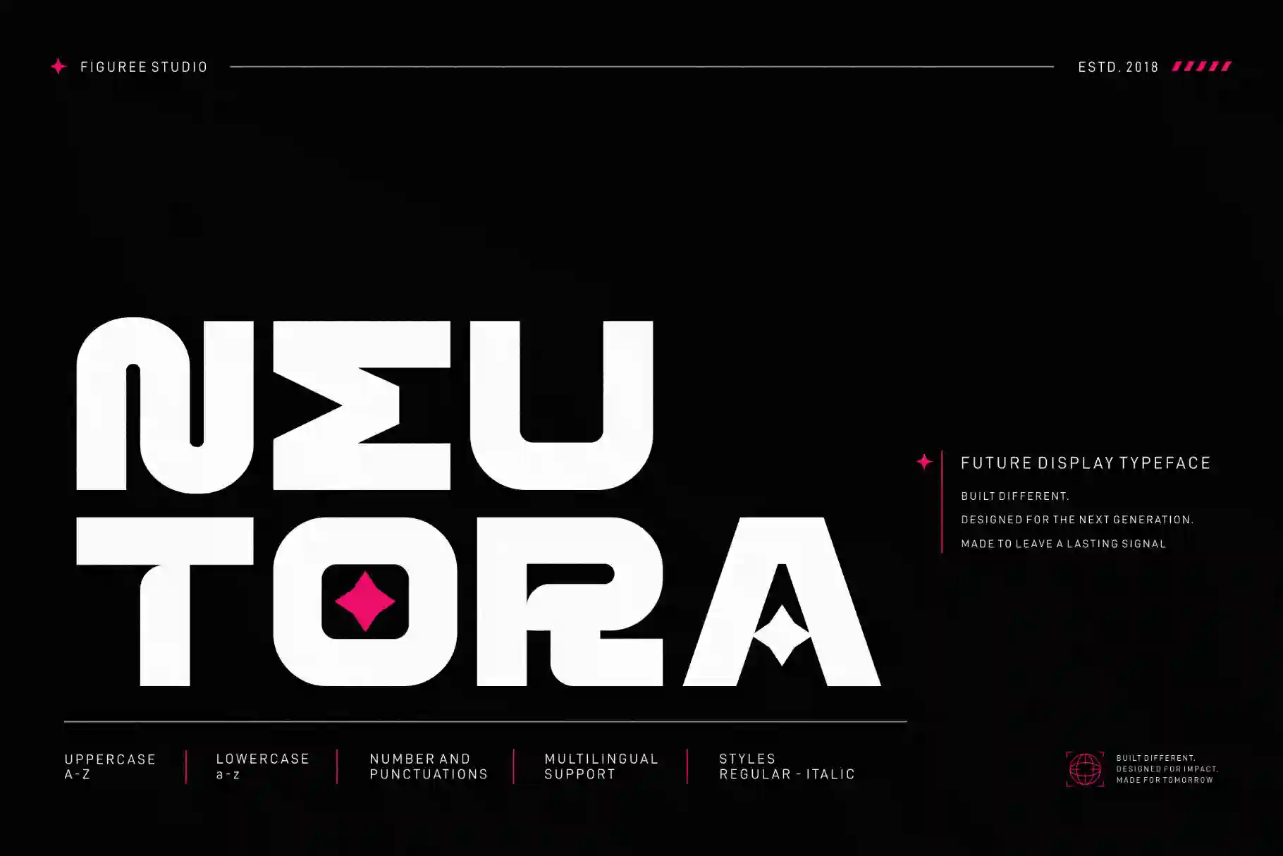 Neutora – Bold Futuristic Font