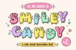 Smiley Candy – Cute Emoji Font