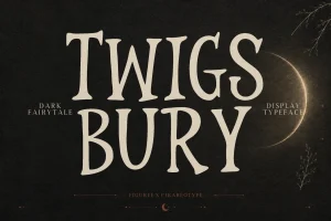 Twigsbury – Dark Fairytale Serif Font