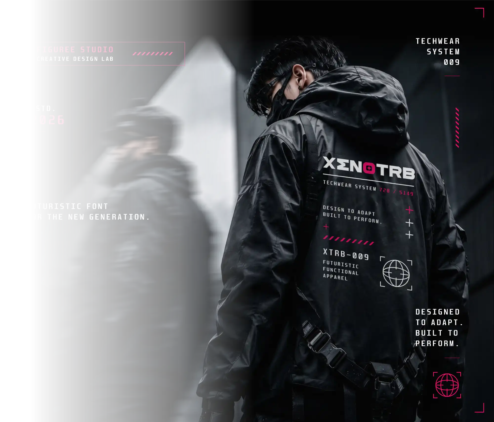 Neutora typeface campaign artwork