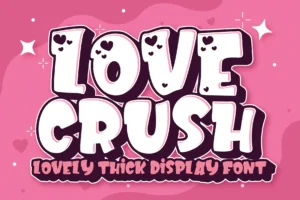 Love Crush – Lovely Display Font